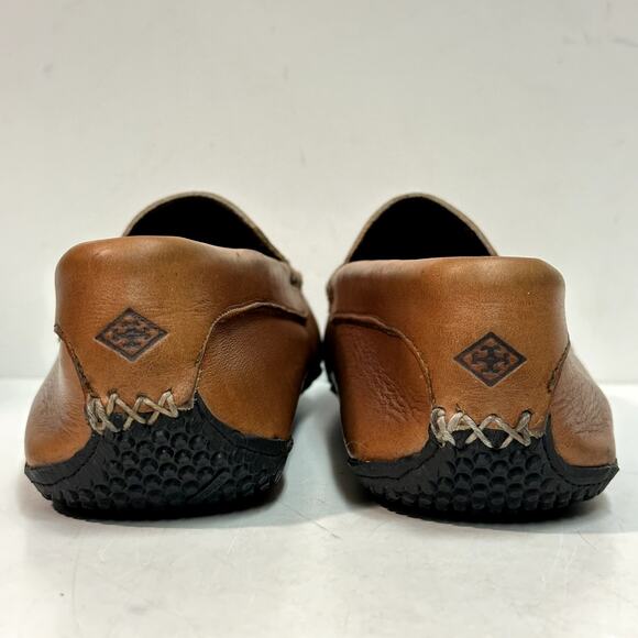 GOOD Quoddy Handsewn Brown Leather Driver Moccasin Loafer Made in Maine USA 11.5 - Picture 6 of 11